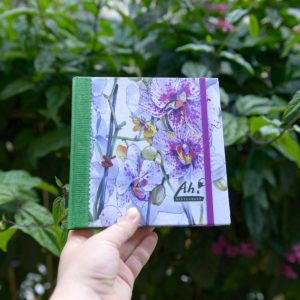 Sketchbook Sanfonado, capa Orquídeas