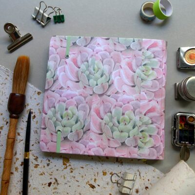 Sketchbook 20x20, capa Cacto Verde - Imagem 3