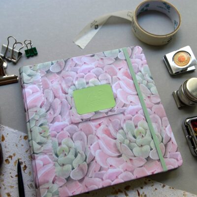 Sketchbook 20x20, capa Cacto Verde - Imagem 2