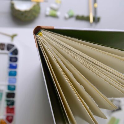 Sketchbook 27x17,5 capa Ipê Amarelo - Imagem 4
