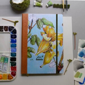Sketchbook 27x17,5 capa Ipê Amarelo