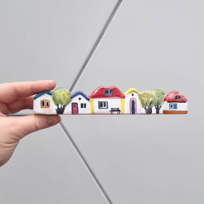 Enfeite de mesa Casinhas %