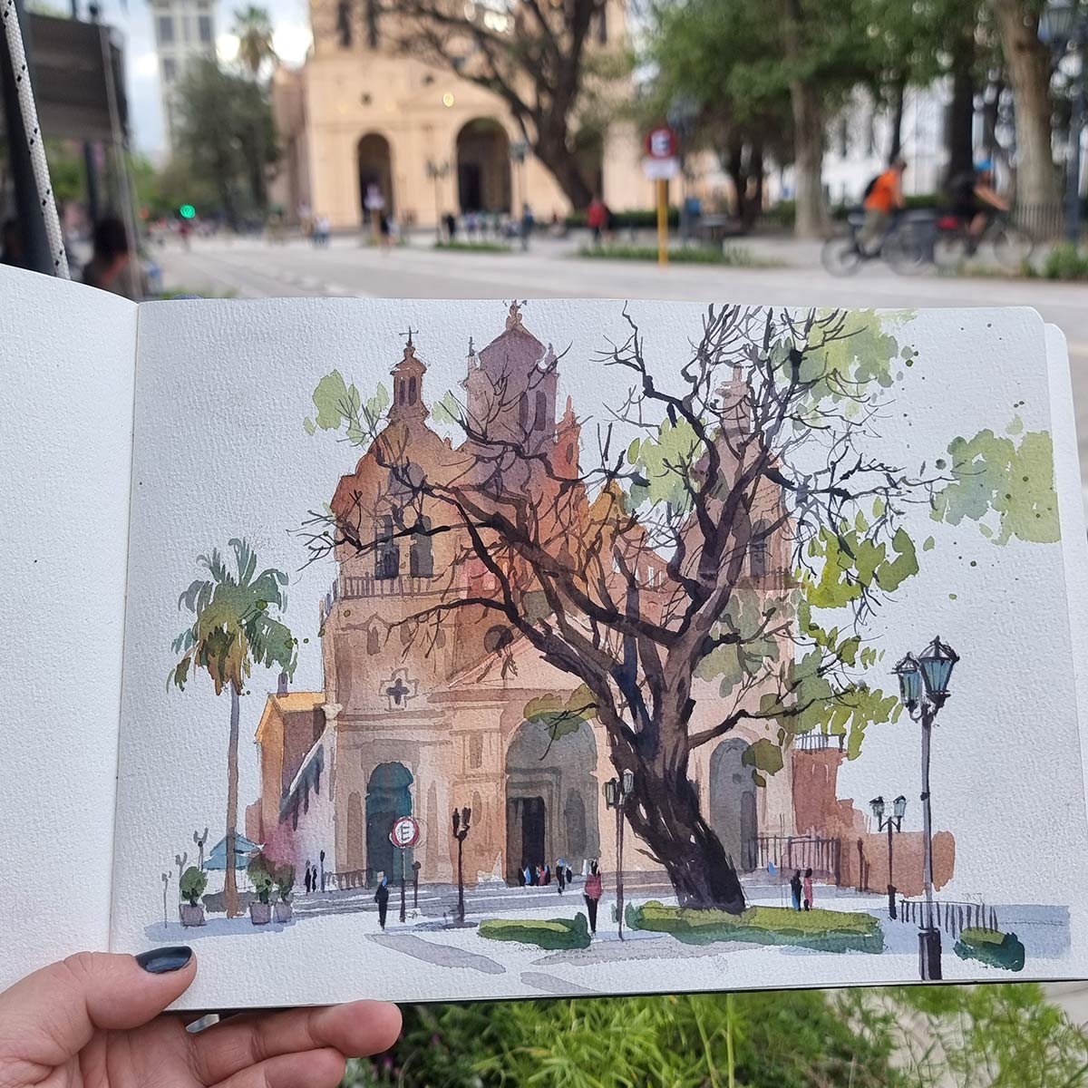 Curso ON-LINE "Igrejas com Aquarela'' - Imagem 10