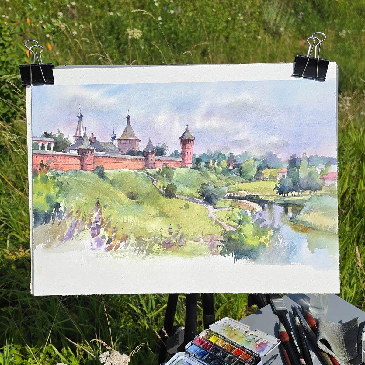 Curso ON-LINE "Igrejas com Aquarela'' - Imagem 7