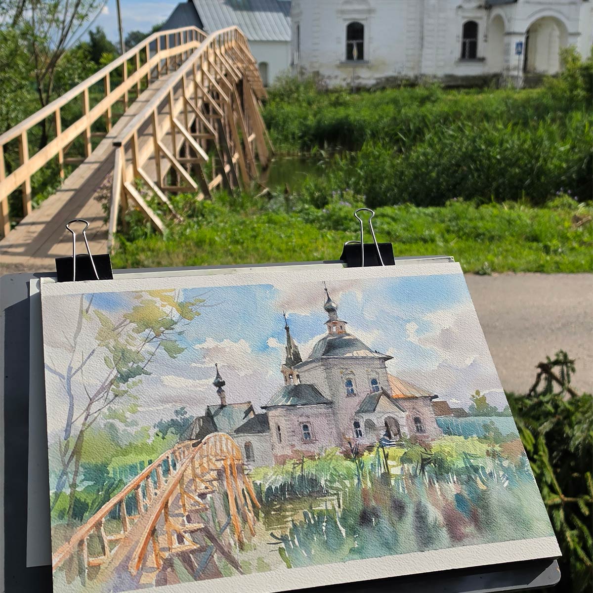 Curso ON-LINE "Igrejas com Aquarela'' - Imagem 5
